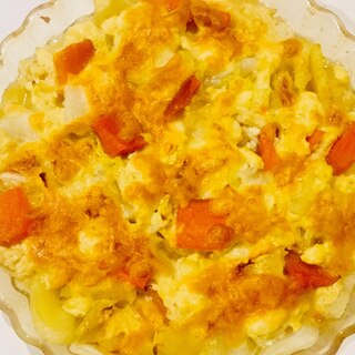 野菜の甘みたっぷり ヘルシー豆腐グラタン